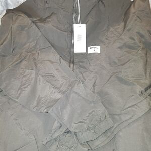 Staple 3/4 Zip Gray Windbreaker Jacket